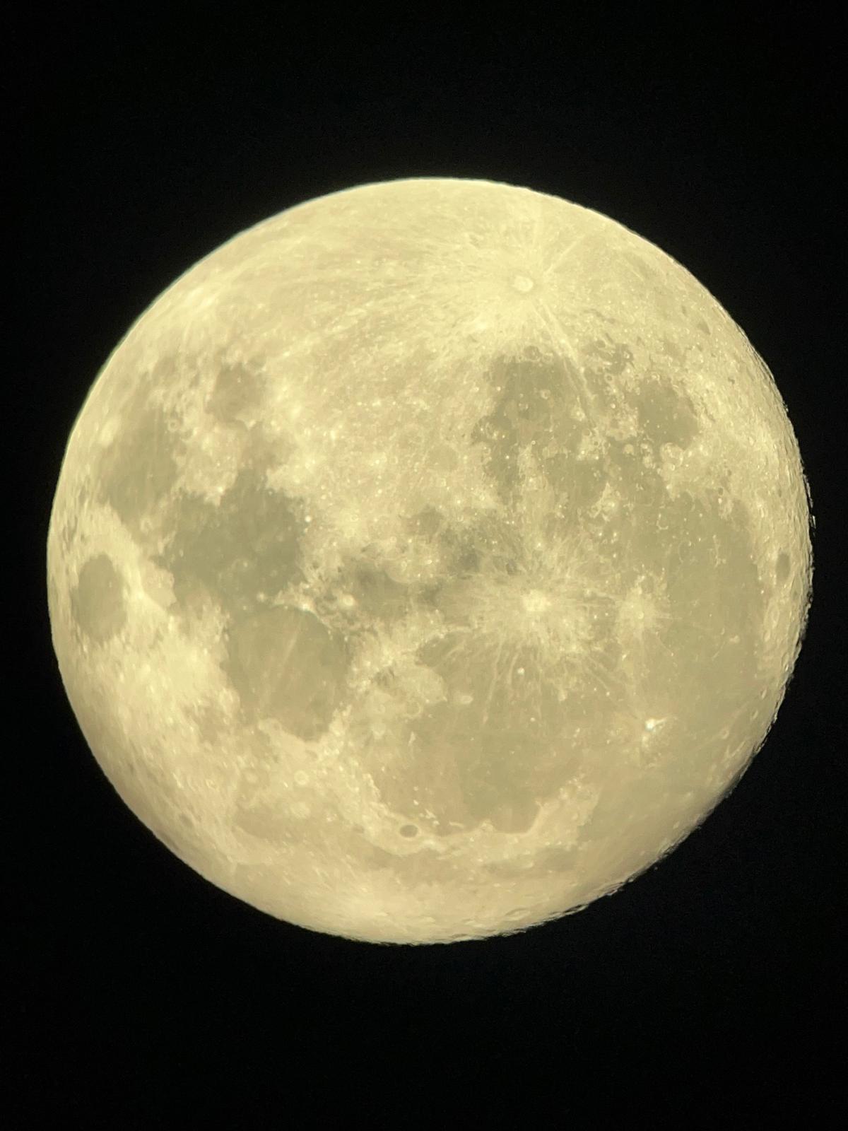 Una imagen captada desde el telescopio