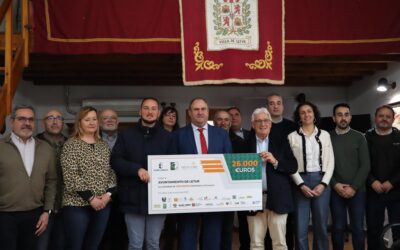 RECAMDER y Grupos de Desarrollo Rural como Mancha Júcar donan 26.000 euros a Letur