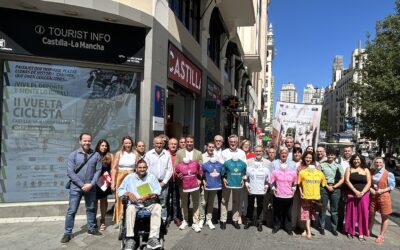 La II Vuelta Ciclista a Castilla-La Mancha LEADER, la única del mundo 100% rural, conquista la capital de España
